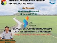 Pemerintah Desa Pauh Terenja Mengucapkan Selamat Hari Desa Nasional 15 Januari Tahun 2026