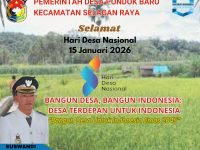 Pemerintah Desa Pondok Baru Mengucapkan Selamat Hari Desa Nasional 15 Januari Tahun 2026
