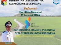 Pemerintah Desa Arah Tiga Mengucapkan Selamat Hari Desa Nasional 15 Januari Tahun 2026