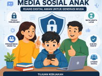Aturan media sosial anak di Indonesia