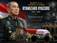 Ryamizard Ryacudu meninggal dunia dan menjadi kabar duka nasional Indonesia