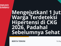 1 juta warga terdeteksi hipertensi dalam program CKG 2026